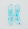 Colorful Transparent Jelly Chain Buckle Earrings